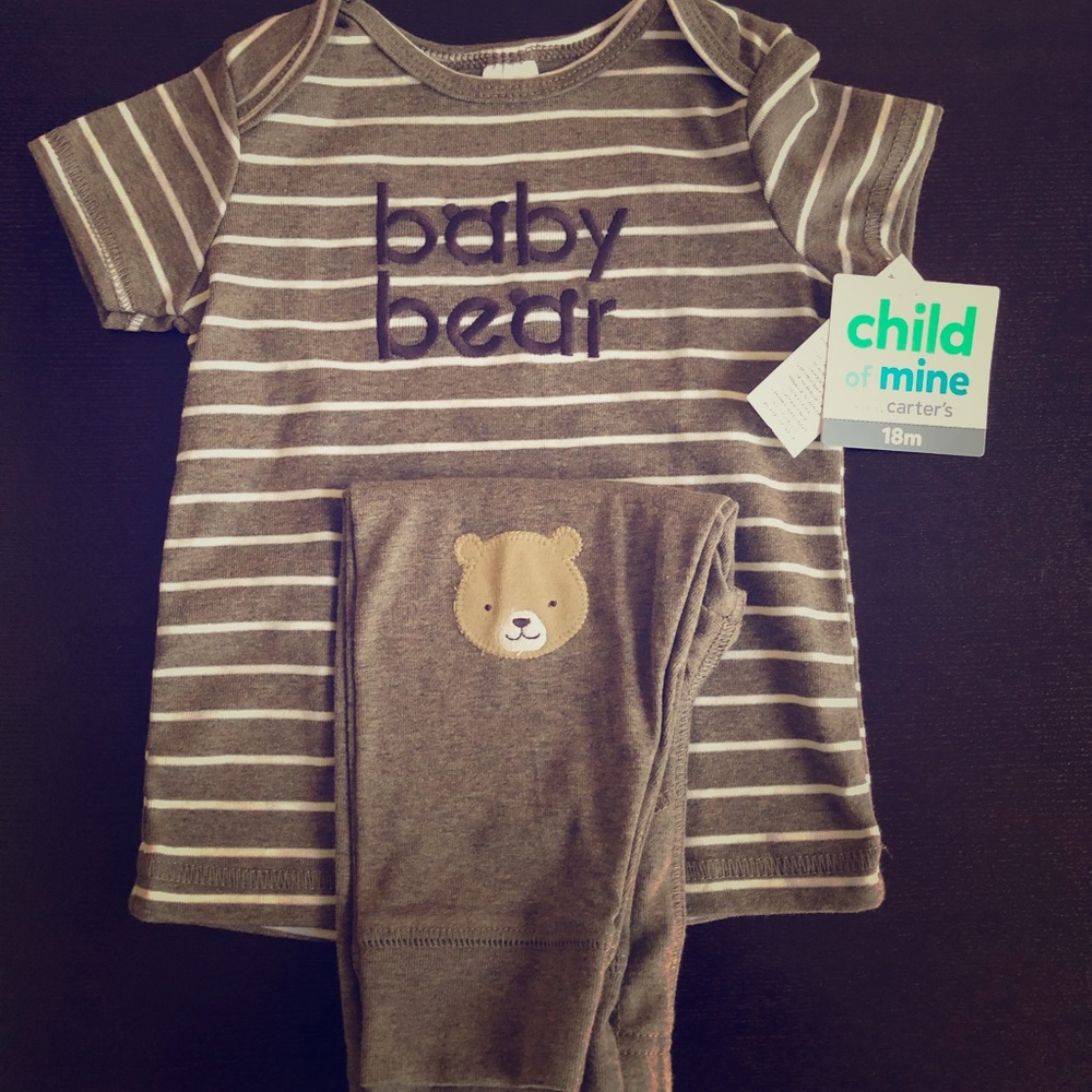 Adorable “Baby Bear” 🐻 Pant Set
